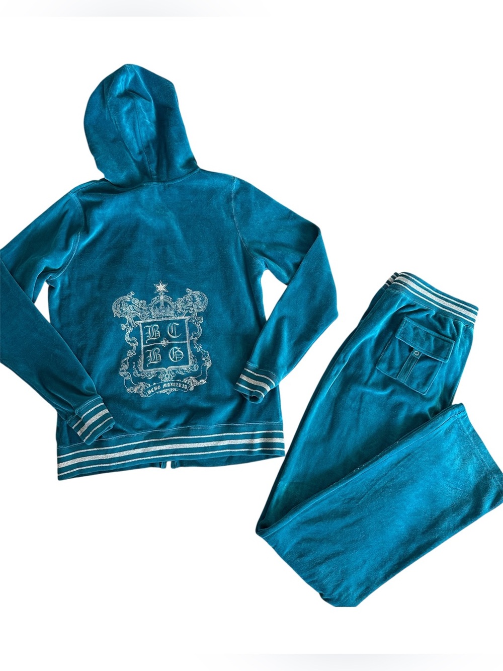 BCBG Terry Velour Track Set 💙✨ Matching Set
